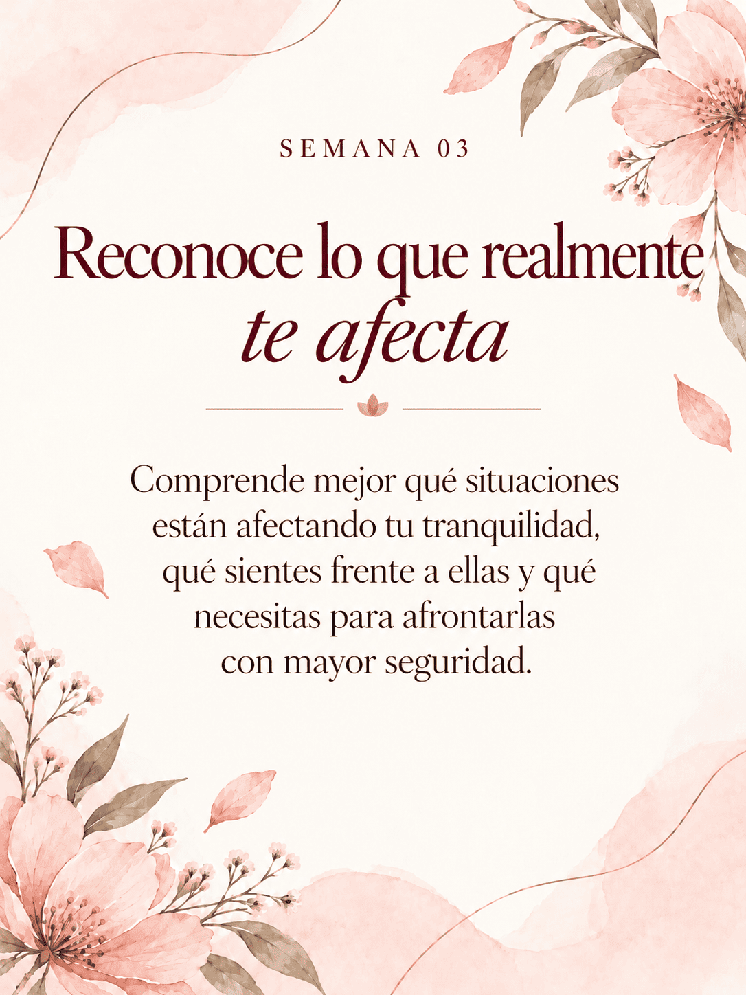 Reconoce Lo Que Te Afecta (1)
